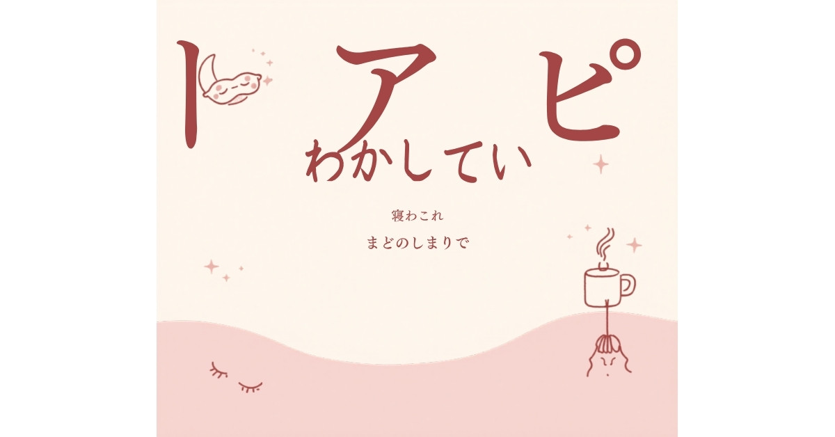 目元を温めて夜のスイッチを切る